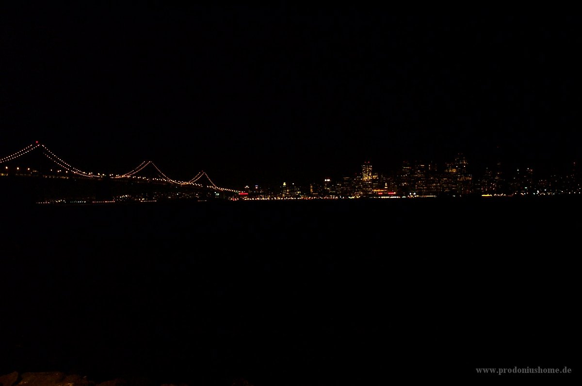 1150 - San Francisco - Skyline - Bei Nacht